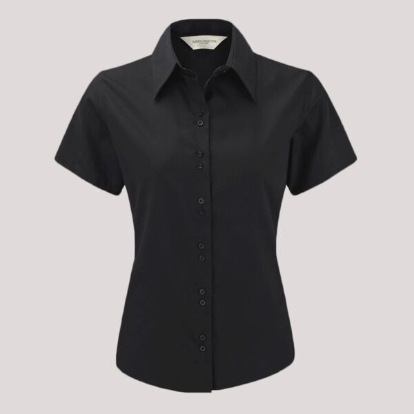 Russell Collection Ladies Short Sleeve Ultimate Non-Iron Shirt Thumbnail