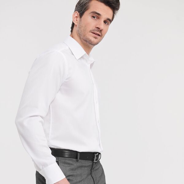 Russell Athletic Collection Long Sleeve Tailored Ultimate Non-Iron Shirt Thumbnail