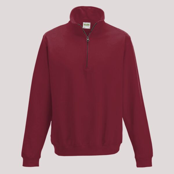 AWDis Sophomore Zip Neck Sweatshirt Thumbnail