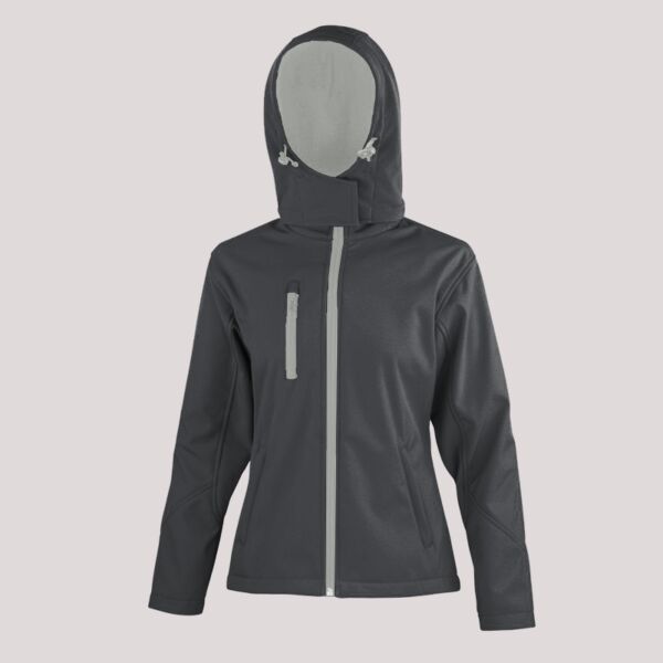 Result Core Ladies Hooded Soft Shell Jacket Thumbnail