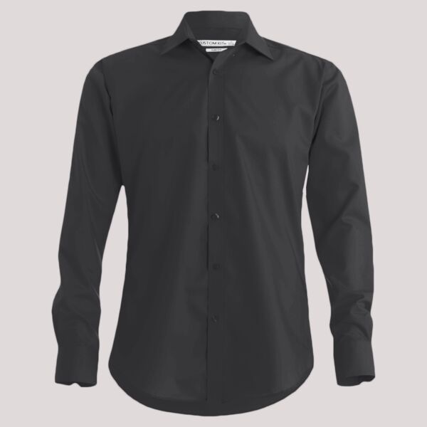 Kustom Kit Long Sleeve Slim Fit Business Shirt Thumbnail