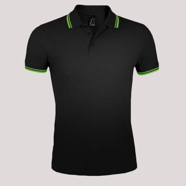 SOL'S Pasadena Tipped Cotton Piqué Polo Shirt Thumbnail