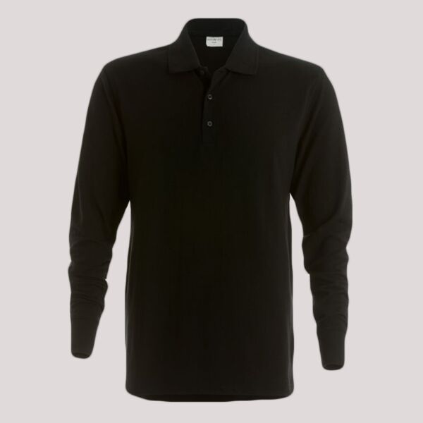 Kustom Kit Long Sleeve Poly/Cotton Piqué Polo Shirt Thumbnail
