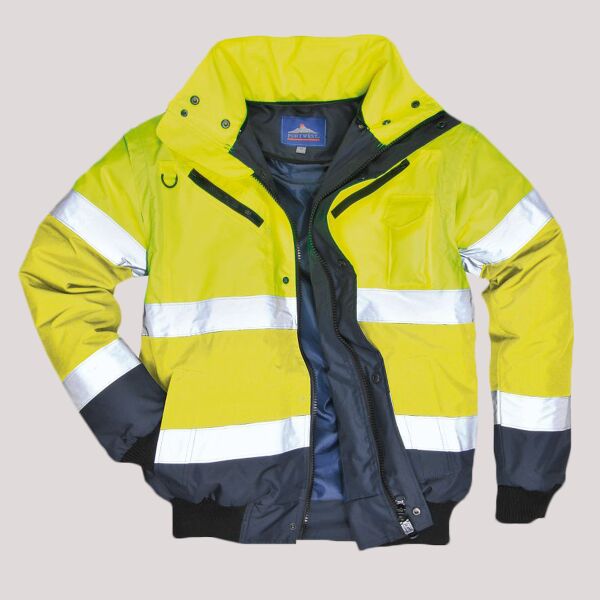 Portwest 3-in-1 Hi-Vis Bomber Jacket Thumbnail