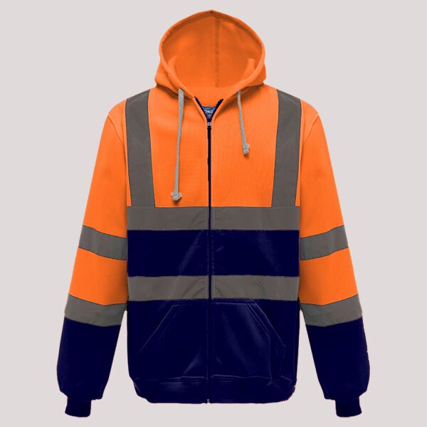 Yoko Hi-Vis Zip Hoodie Thumbnail