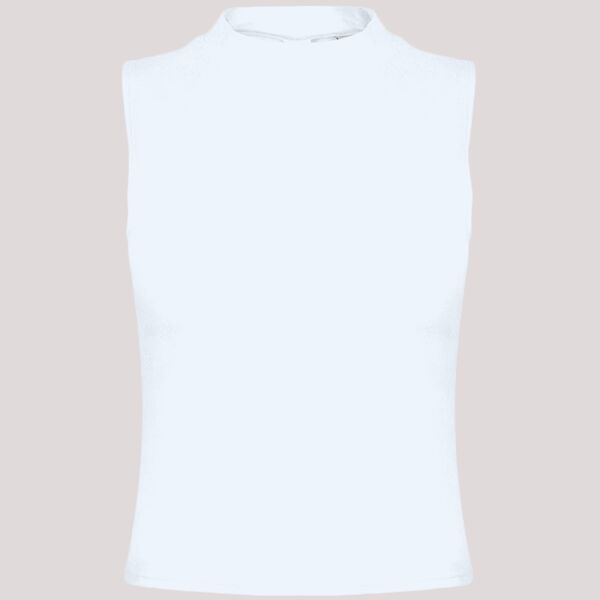SF Clothing Ladies High Neck Crop Vest Thumbnail