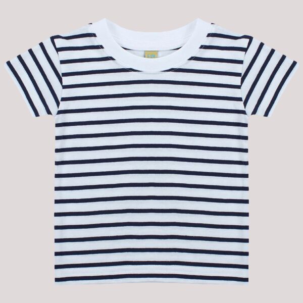 Larkwood Baby/Toddler Striped Crew Neck T-Shirt Thumbnail