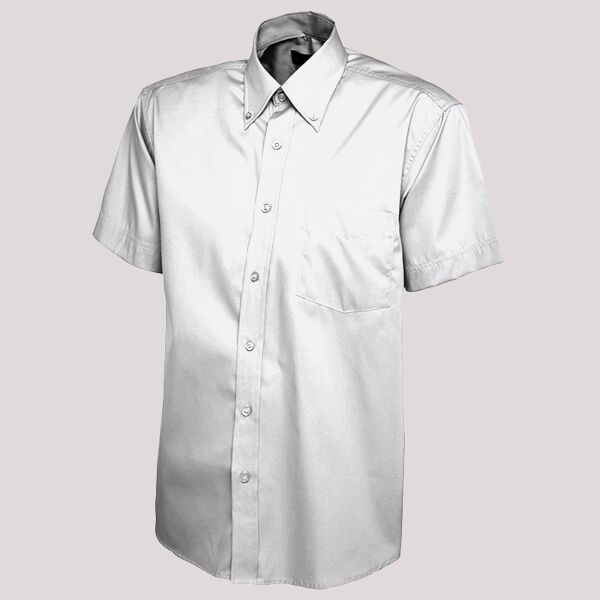 Mens Pinpoint Oxford Half Sleeve Shirt Thumbnail