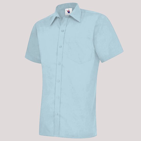 Mens Poplin Half Sleeve Shirt Thumbnail