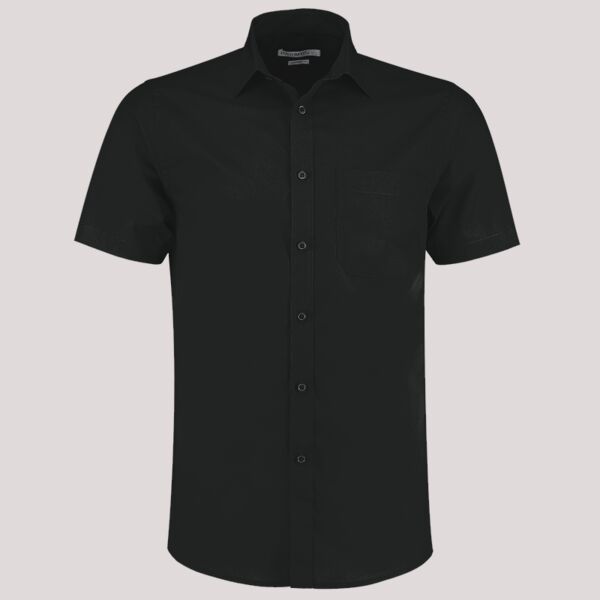 Kustom Kit Short Sleeve Tailored Poplin Shirt Thumbnail