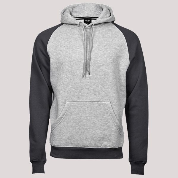 Tee Jays Two Tone Raglan Hooded Sweatshirt Thumbnail