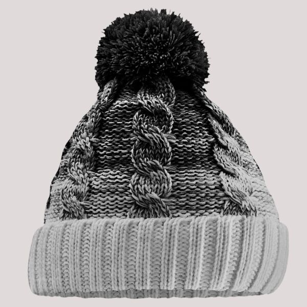 Beechfield Ombré Pom Pom Beanie Thumbnail