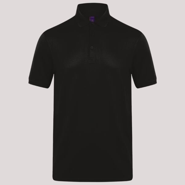 Henbury Slim Fit Stretch Microfine Piqué Polo Shirt Thumbnail