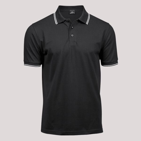Tee Jays Luxury Stretch Tipped Polo Shirt Thumbnail