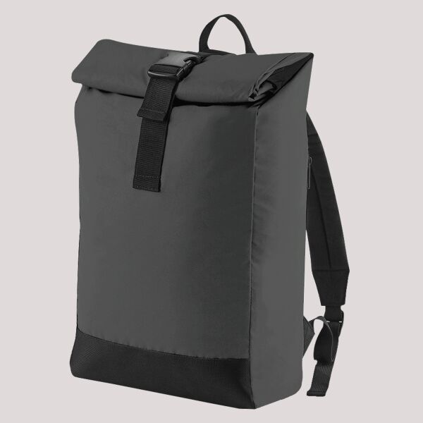 BagBase Reflective Roll-Top Backpack Thumbnail