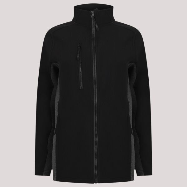 Henbury Unisex Contrast Soft Shell Jacket Thumbnail