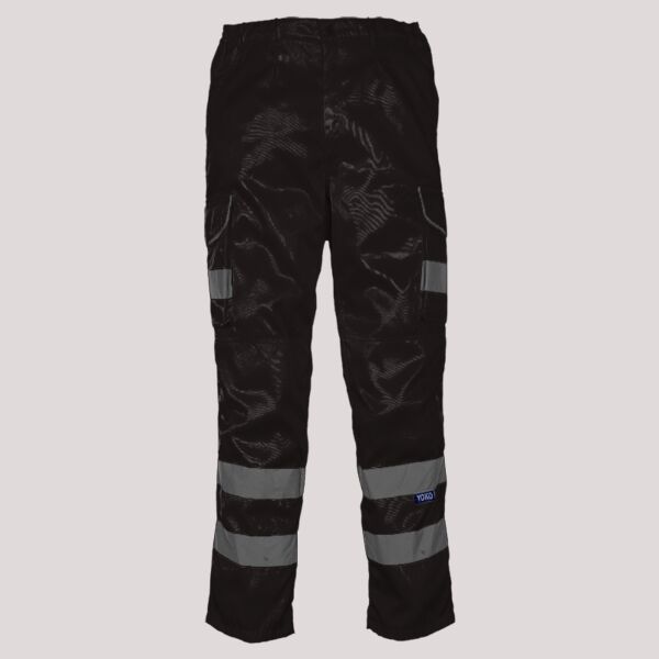 Yoko Hi-Vis Cargo Trousers with Knee Pad Pockets Thumbnail