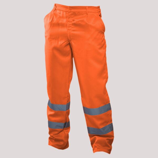 Yoko Hi-Vis Poly/Cotton Work Trousers Thumbnail