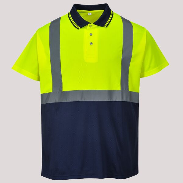 Portwest Hi-Vis Two Tone Polo Shirt Thumbnail