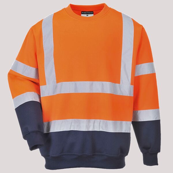 Portwest Hi-Vis Two Tone Sweatshirt Thumbnail