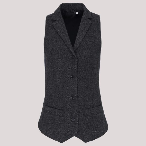 Premier Ladies Herringbone Waistcoat Thumbnail
