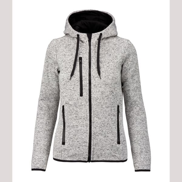 Proact Ladies Heather Hooded Jacket Thumbnail
