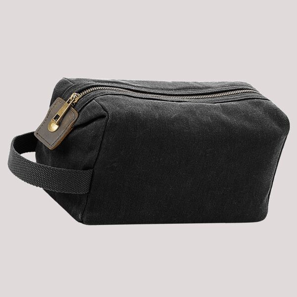 Quadra Heritage Waxed Canvas Wash Bag Thumbnail