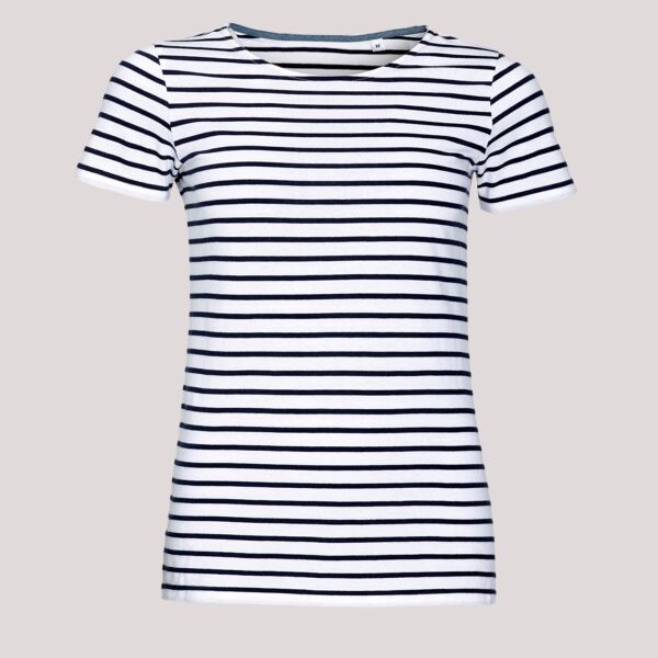 SOL'S Ladies Miles Striped T-Shirt Thumbnail