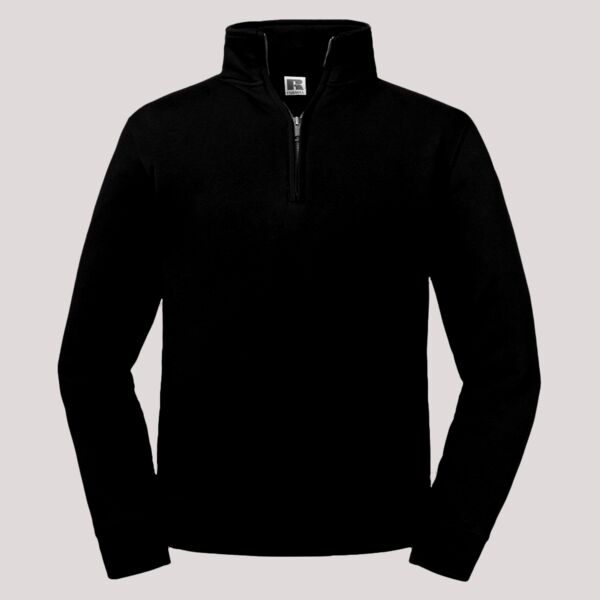 Russell Authentic Zip Neck Sweatshirt Thumbnail