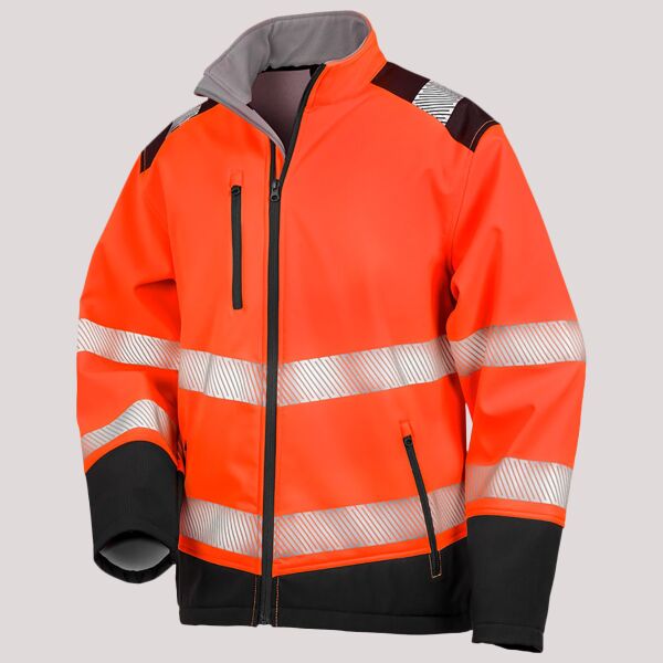 Result Safe-Guard Printable Ripstop Safety Soft Shell Jacket Thumbnail