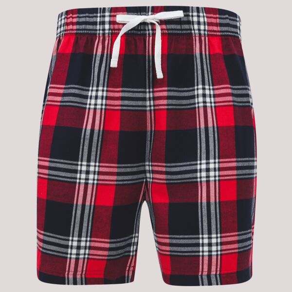 SF Clothing Tartan Lounge Shorts Thumbnail