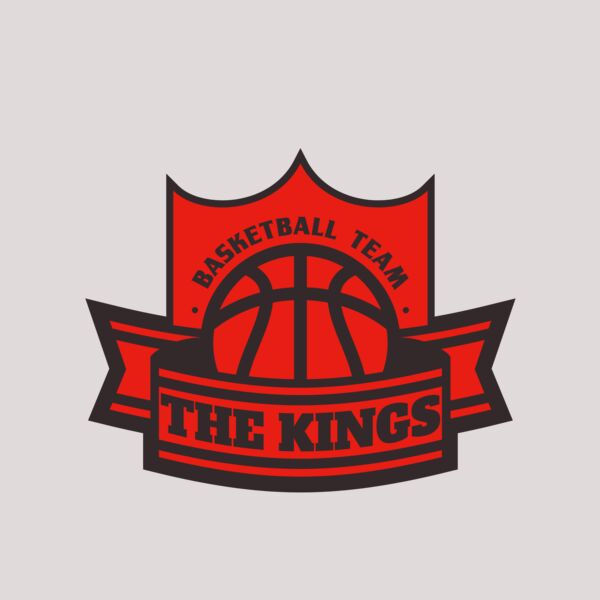 The Kings Basketball team Logo Template Thumbnail