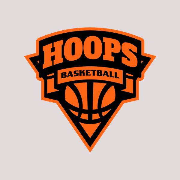 Hoops Basketball logo template 02 Thumbnail