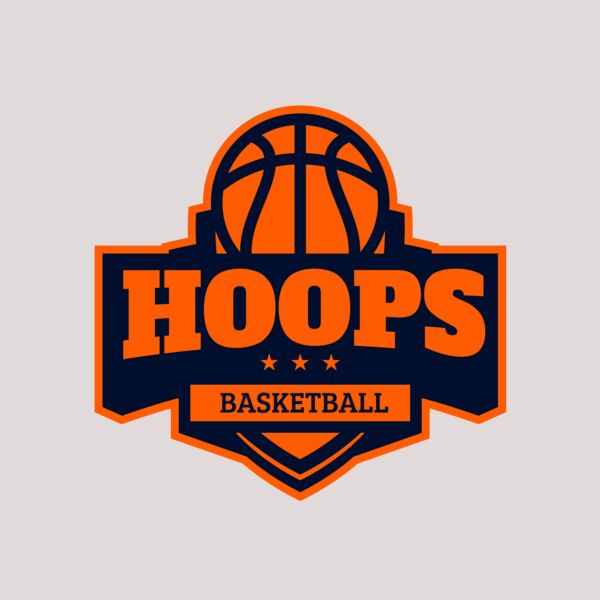 Hoops Basketball logo template 03 Thumbnail