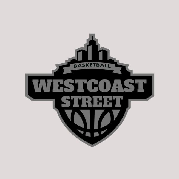 Westcoast Street Basketball League logo template Thumbnail