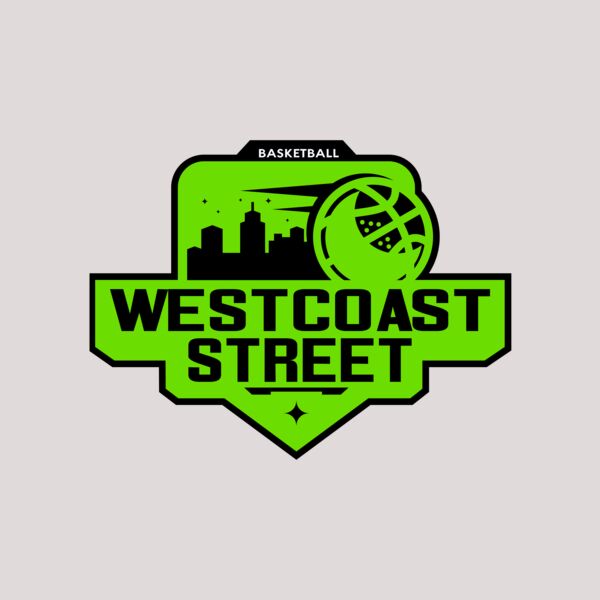 Westcoast Street Basketball logo template Thumbnail