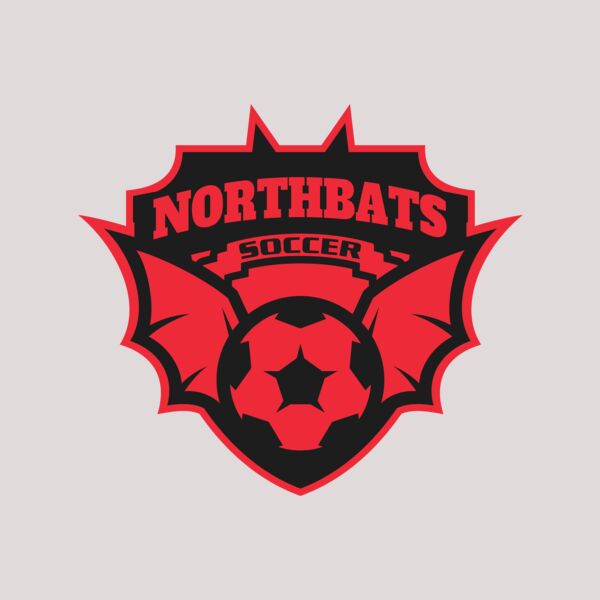 North bats Tournament Soccer logo template Thumbnail