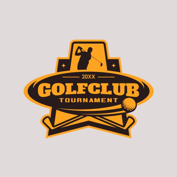 Golf club Tournament logo template 05 Thumbnail