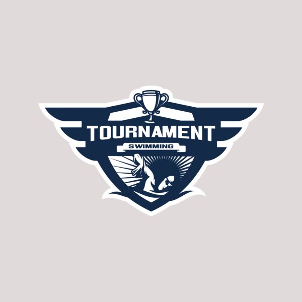 Swimming Tournament logo template 04 Thumbnail