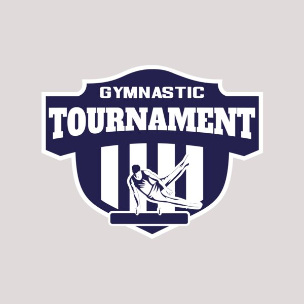 Gymnastic Tournament logo template Thumbnail