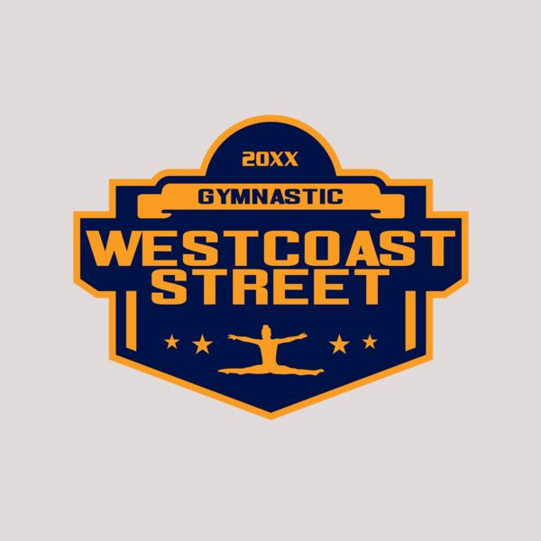West Coast Street Gymnastic logo template 02 Thumbnail