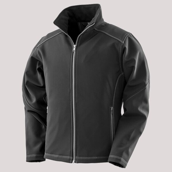 Result Work-Guard Ladies Treble Stitch Soft Shell Jacket Thumbnail
