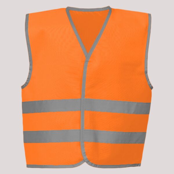 Yoko Kids Hi-Vis Two Band Waistcoat Thumbnail