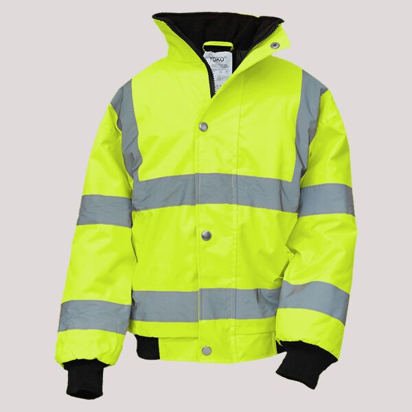 Yoko Kids Hi-Vis Bomber Jacket Thumbnail