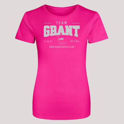 Team Grant - Ladies 'Cool' Performance Tshirt Thumbnail