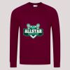 AWDis Academy Senior Raglan Sweatshirt Thumbnail