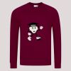 AWDis Academy Senior Raglan Sweatshirt Thumbnail