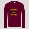 AWDis Academy Senior Raglan Sweatshirt Thumbnail