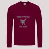 AWDis Academy Senior Raglan Sweatshirt Thumbnail