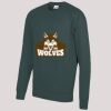 AWDis Academy Kids Raglan Sweatshirt Thumbnail